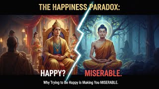 THE HAPPINESS PARADOX: Why Trying to Be Happy is Making You MISERABLE. (Shakyamuni Buddha)