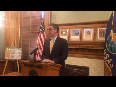 Sam Brownback Denounces Effort To Roll Back His Tax Cuts, Refuses To Take Questions From Reporters