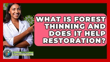 What Is Forest Thinning And Does It Help Restoration? - Earth Science Answers