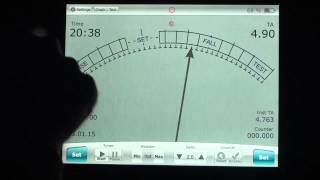 Theta-Meter e-meter program for iOS, 2014 edition screenshot 2