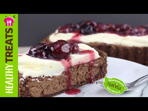 Cherry Chocolate Cheesecake Recipe by Natvia - Sugar Free!