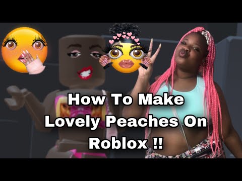 How To Make Lovely Peaches On Roblox !! - YouTube