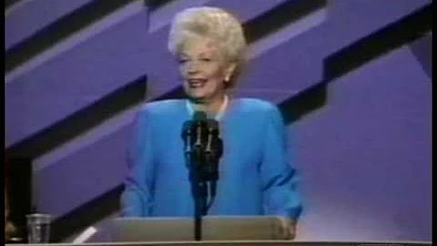Governor Ann Richards Keynote Address to the 1988 ...