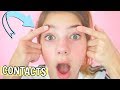 I tried contact lenses for A WEEK!! VLOG