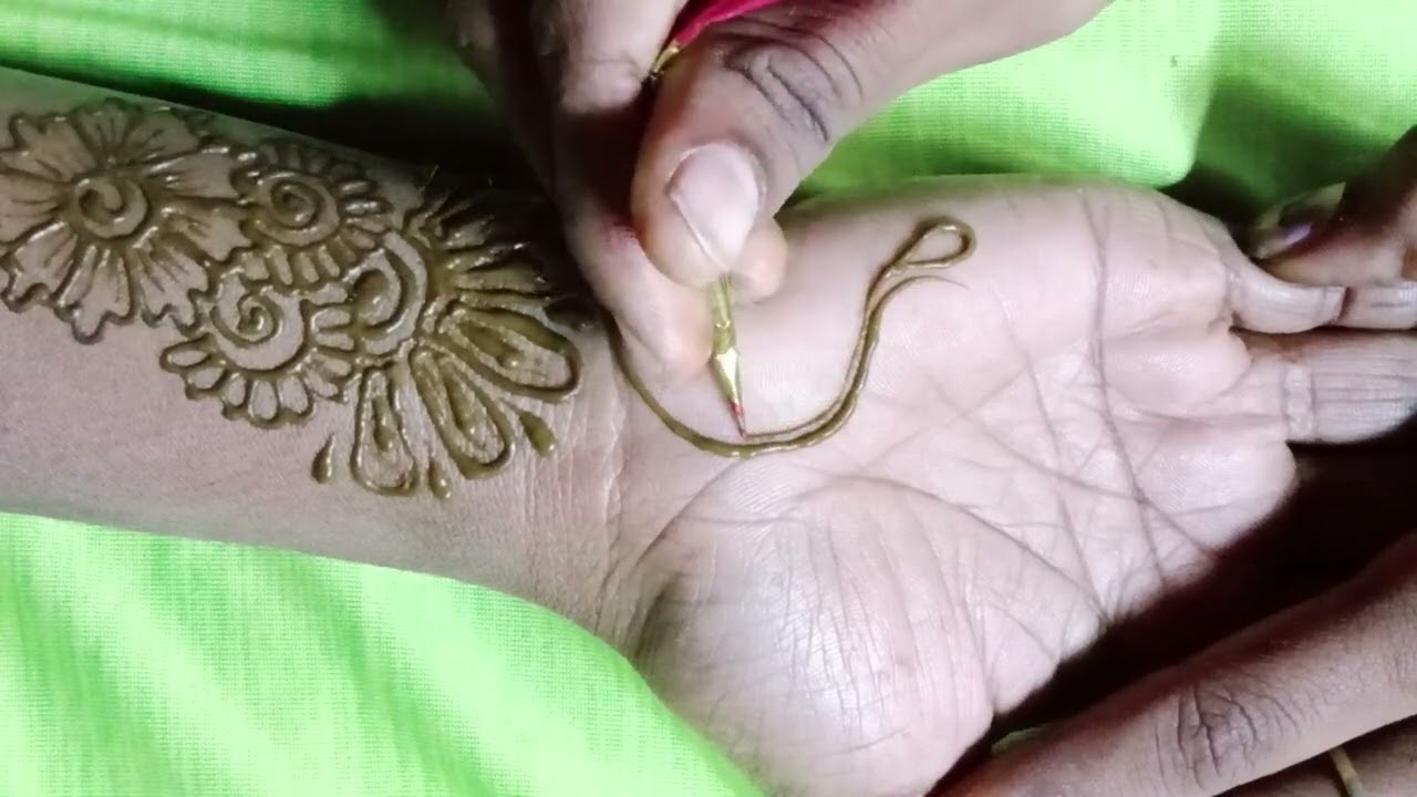 New mehndi design l Mehandi ka dizain l chanu ki mehndi l