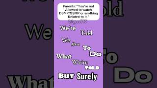 True story. #dsmp #qsmp #edit #parents