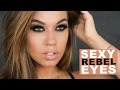 Sexy Rebel Eyes Makeup | Black Brown Smokey Eye Makeup Tutorial | Eman