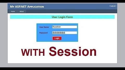 login form with session in asp.net with c#. Swift Learn