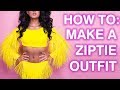 How To Make A Zip Tie Outfit