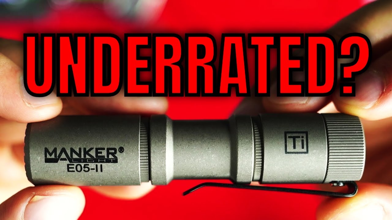 This Tiny Titanium Light Surprised Me! Manker E05 II Review - YouTube