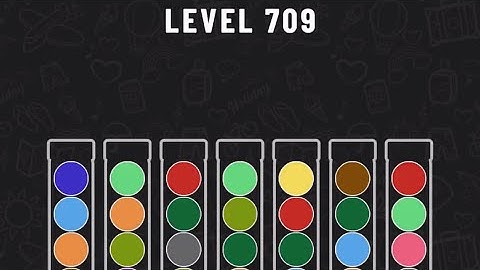 Ball Sort Puzzle Level 709 #ballsortpuzzle #ballsortpuzzlegameplay #puzzlegame #mobilegames
