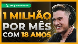 Faço Mais de 1 MILHÃO Por Mês No Marketing Digital SÓ COM 18 ANOS | André Victor - Kiwicast #58