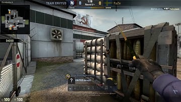 CS GO POV   EnVyUs kennyS vs FaZe cache @ ESL Pro League S4