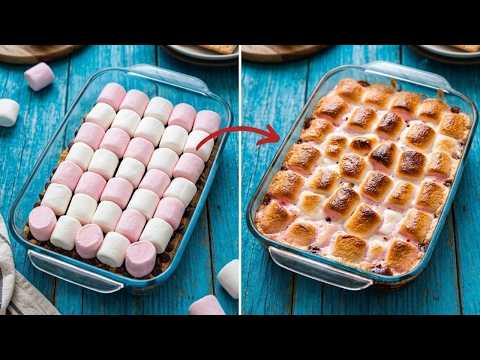 No Fancy Skills Needed! Easy Desserts Anyone Can Make! 😍🍫