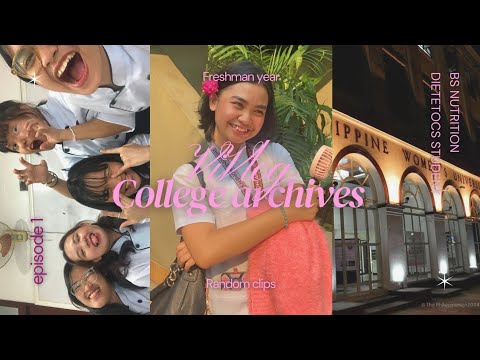 Viv's College Archive | Freshman Year as a Nutrition Student in PWU 🎀