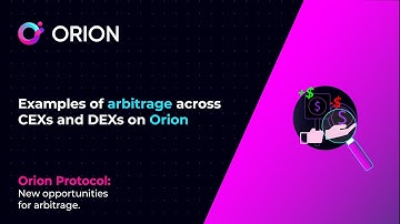 Examples of arbitrage across CEXs and DEXs on Orion | Orion in Short