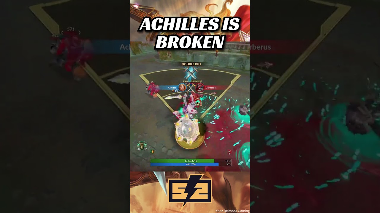 RUN FOR YOUR LIVES!! EZ TRIPLE!! Achilles is so broken 