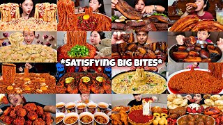 THE BEST OF REAL ASMR MUKBANG Compilation | Satisfying BIG BITES