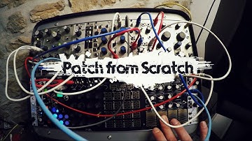 Patch from Scratch - Make Noise & Intellijel Shared System pitched down percussions and bass