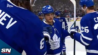 Maple Leafs' William Nylander Beats Sergei Bobrovsky Off Slick Feed From Max Pacioretty