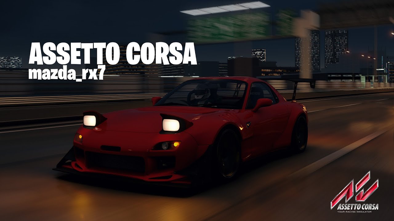RX7 ON SHUTOKO [ASSETTO CORSA] LATE NIGHT CRUISE - YouTube