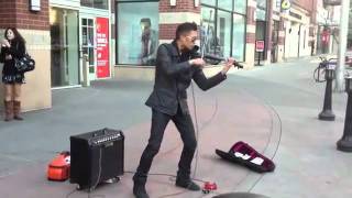 Talented: Street Electric Violinist!