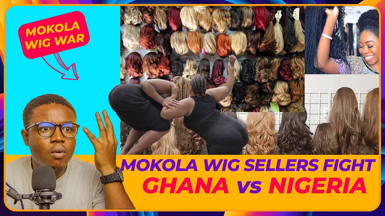 Ghana Wig Vendors in Mokola Fight Nigeria Vendors Over Low Wig Prices
