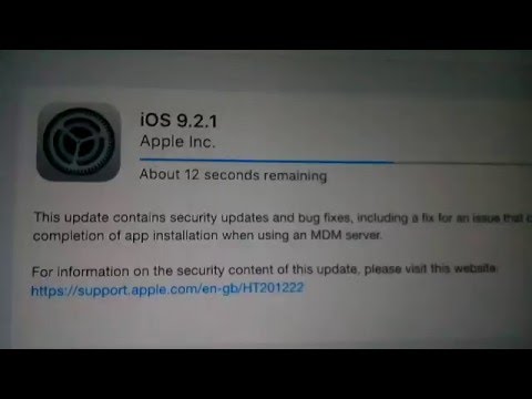 आईपैड मिनी 4 (भारत) में आईओएस 9.2.1 अपडेट इंस्टॉल करना