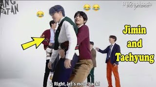 Taehyung &amp; Jimin (태형&amp;지민 BTS) tease each other