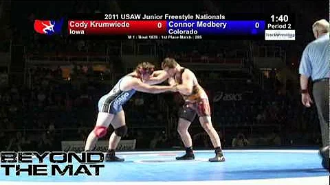 Junior Freestyle Final 285 - Connor Medbery (CO) vs. Cody Krumwiede (IA)