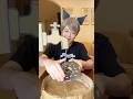 WASH A CARDBOARD DOUGHNUT！#asmr