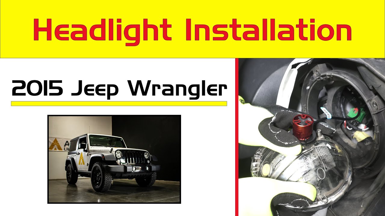 Upgrade | Install 2007-2020 Jeep Wrangler Headlights Replacement LED Bulb -  YouTube