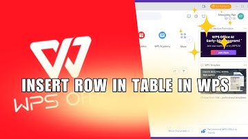 😍 STEPS: How to insert row in table in wps presentation mobile  | Easy guide