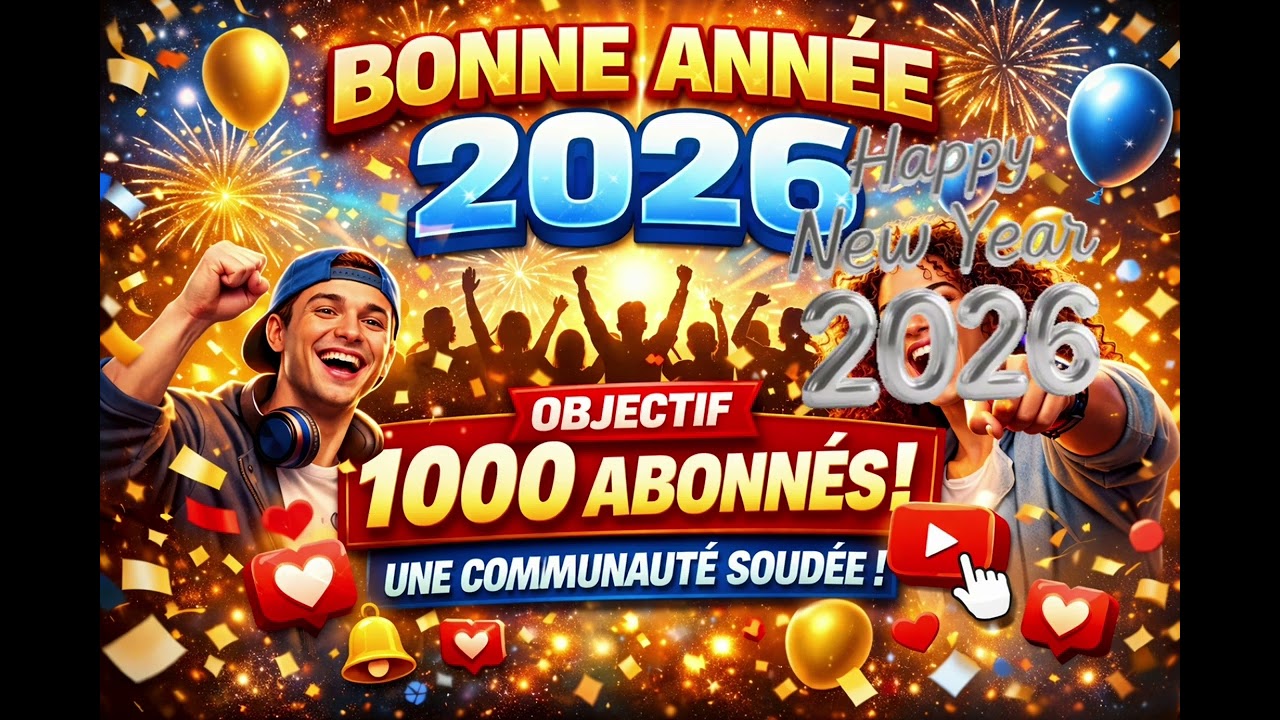 UTARO - 🎉 BONNE ANNÉE 2026 🎉 Objectif 1000 abonnés | Une communauté soudée 💪🔥( audio officiel )