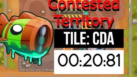 BTD6 || Contested Territory || in 00:20:81  || Bloonarius || tile: CDA