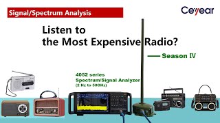 Listen to the Most Expensive Radio - Season Four (Based on a benchtop Spectrum/Signal Analyzer)