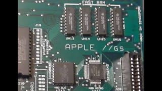Apple IIgs "lucky" repair. Let's find a bad logic IC.