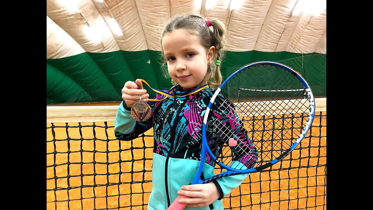 Большой теннис дети Турнир 50+ Orange ball SMASH Кувшинова Елена 6 лет ...