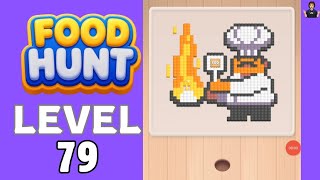 Food Hunt Pixel Puzzle Level 79 Full Walkthrough Solution 