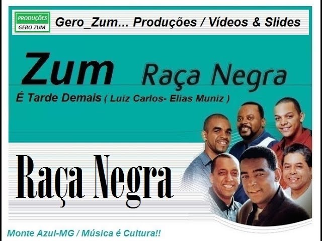 É Tarde Demais Song, Raça Negra, Raça Negra Sem Limite