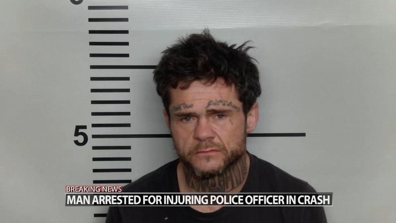 Man arrested for injuring LMPD officer in stolen car crash - YouTube