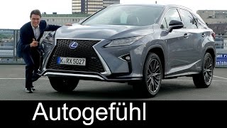 Lexus RX 450h F-Sport FULL REVIEW test driven all-new gen Hybrid neu - Autogefühl