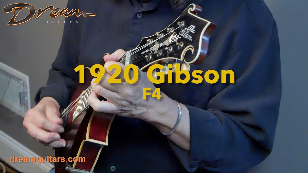 1920 Gibson F4, Maple & Spruce
