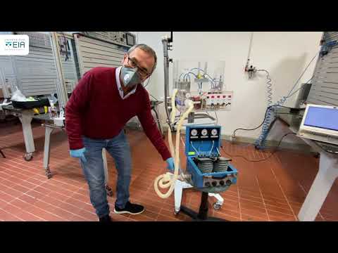 Prototipo de ventilador mecánico desarrollado en la EIA comprobará su inocuidad para salvar vidas