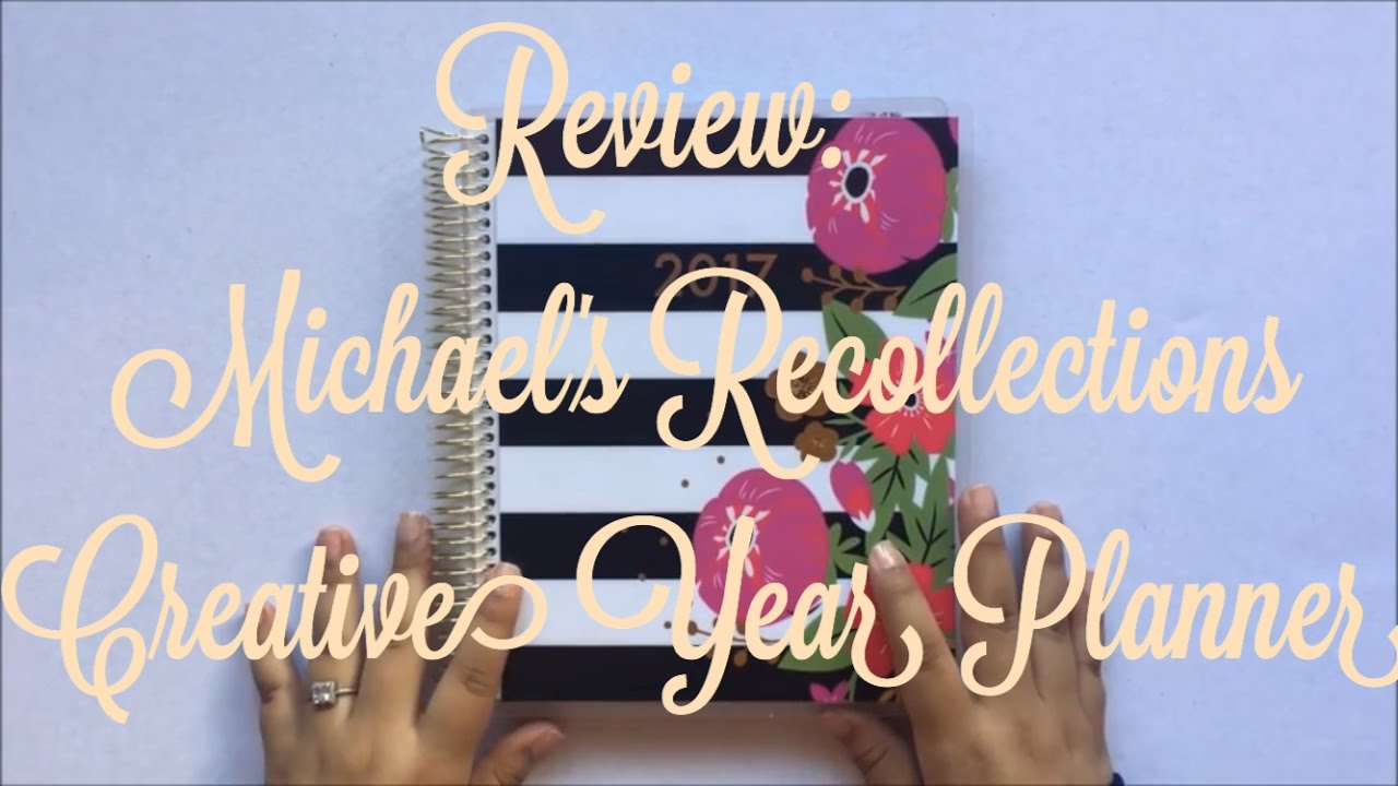 Review: Michael's Recollections Planner - YouTube