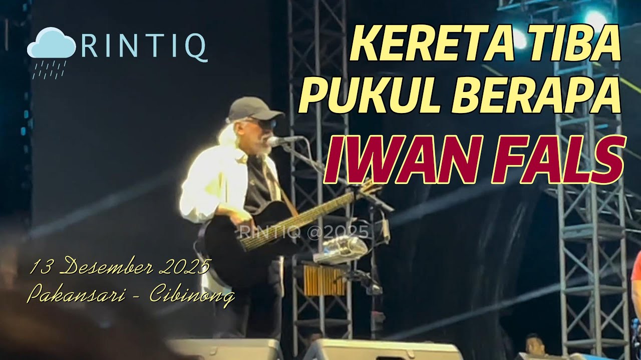 IWAN FALS - KERETA TIBA PUKUL BERAPA, Pakansari Cibinong #iwanfalscibinong #BogorBersatuFestival
