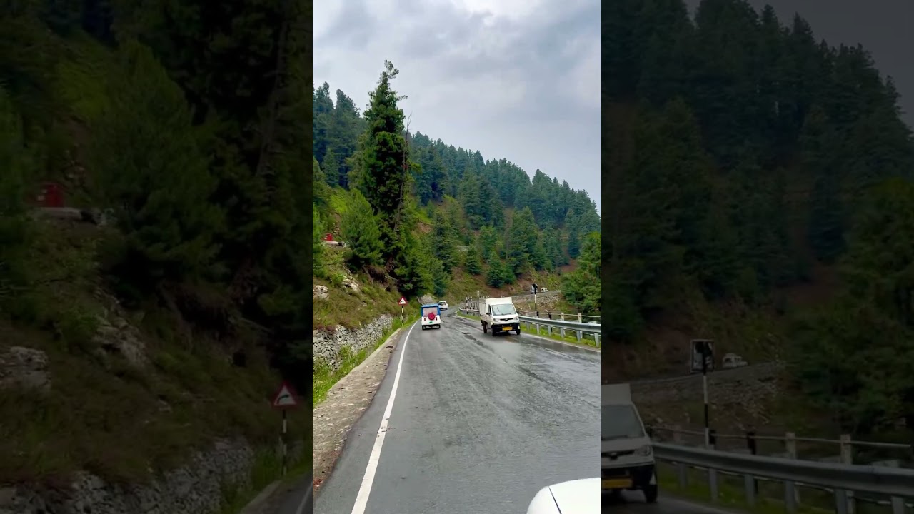 Gulmarg Road scenic Road view 