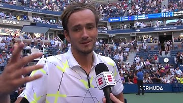 "I Try To Be Myself" Daniil Medvedev Post Match Interview | US Open 2019 Quarter Finals