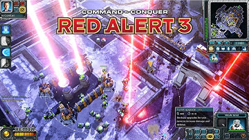 Red Alert 3 Remix MOD Allies PVE Gameplay at Map BEA F01 | Capture and Hold for Points to Win