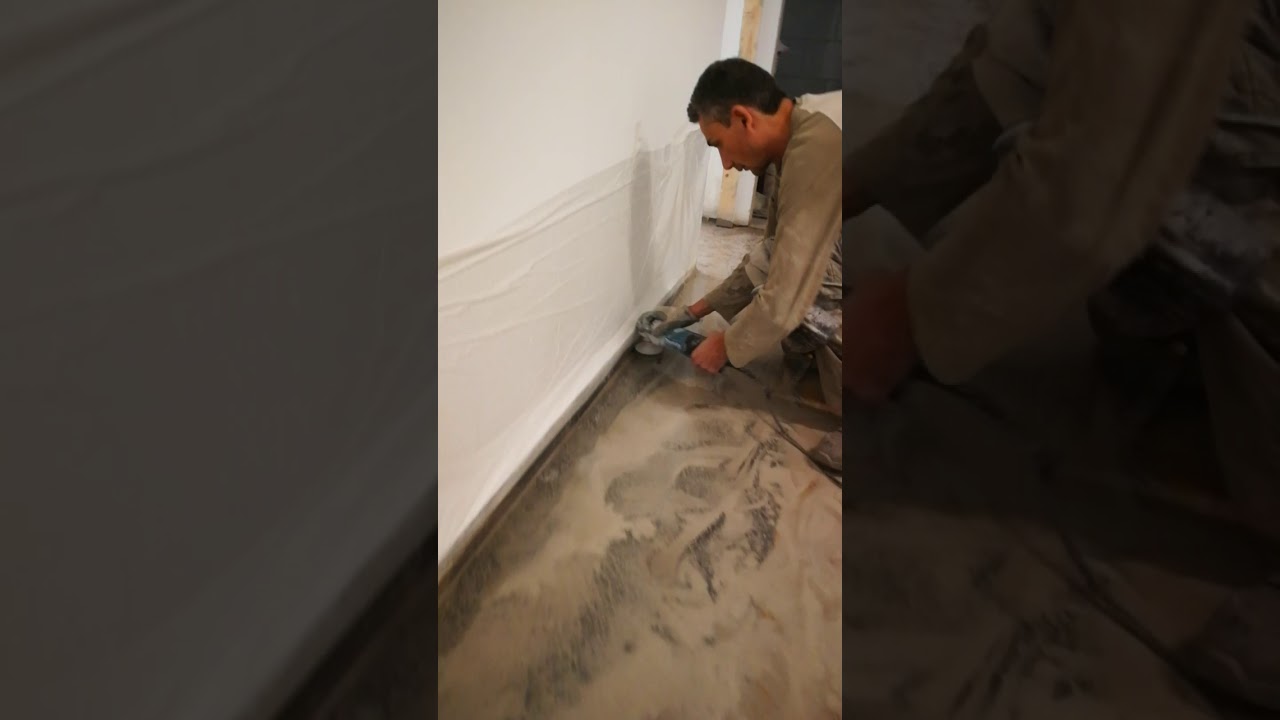 Levigatura perimetrale con flex